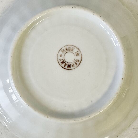 Rare 19th century Made In Germany Tea Cup & Saucer Set Cobalt Blue &‎ Gold Trim - Picture 11 of 11